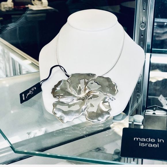 E&L Jewelry Nwt El Made In Israel Sterling Silver Huge Electroform